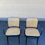 Mid-Century Thonet Chairs PAIR by Josef Hoffman
