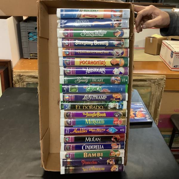 Photo of Huge lot of Disney VHS tapes 