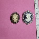 Cameo Pendant and Brooch