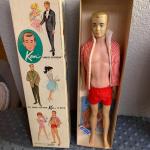 Vintage 1960s Ken Doll With Original Clothes/Box