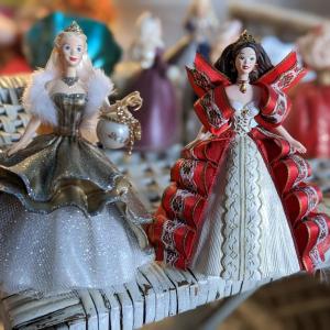 Photo of Barbie Ornaments, red ruffle