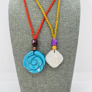 Photo of LOTJ 128:  Natural Stone Costume Necklace Collection