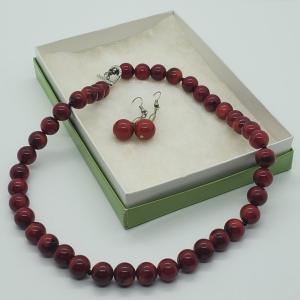 Photo of Lot 109:  Beaded Necklace & Earring Set