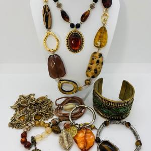 Photo of Lot 14: Chunky Funky Costume Jewelry Collection