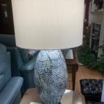 2 Modern Designer lamps and co-ordinating tray
