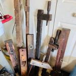 Vintage Wood Building Tools  (G-JM)