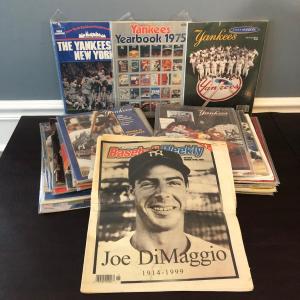 Photo of LOT148M: Baseball Weekly Paper, Yankees Yearbooks & Souvenir Programs
