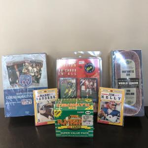 Photo of LOT106M: Packaged Football Memorabilia: Unopened