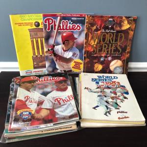 Photo of LOT145M: World Series Programs, Philadelphia Phillies Magazines, & More