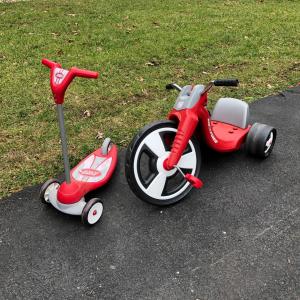 Photo of LOT122M: Big Flyer Tricycle & Radio Flyer Scooter