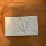 Original Pablo Picasso Drawing on Thick Art Paper Not A Print