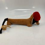 Retro Dachshund Wiener Dog Stuffed Plush Animal