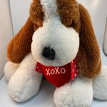 Valentines Heart Stuffed Animal Plushie Dog