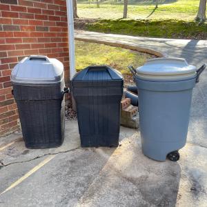 Photo of Three Outdoor Refuse Bins (BPY-SS)