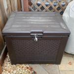 Rubbermaid 74 Gallon Resin Patio Deck Box
