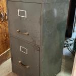 Two Drawer Metal Filing Cabinet