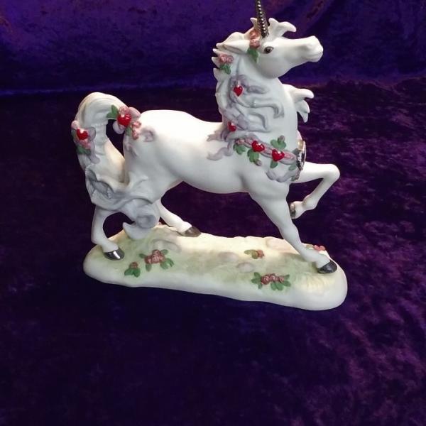 Photo of Vintage bisque porcelain Lenox Princeton Gallery unicorn