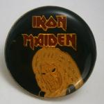 Vintage Iron Maiden Enamel Collar Pin