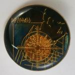 Vintage Def Leppard Pyromania Metal Collar/Hat Pin, 80's Rock Band
