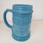 Light blue beer mug