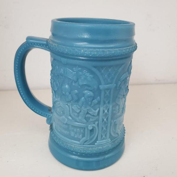 Photo of Light blue beer mug