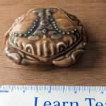 Wade Porcelain Shore Crab Trinket Box, 1950's