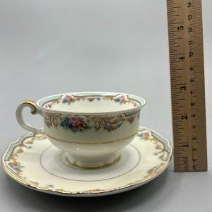 Photo of Vintage Bavaria Germany Porcelain Teacup and Saucer