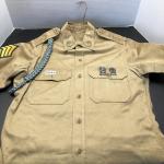 Vintage 50s U.S. Army Uniform-Shirt & Pants (Tan) Lot #0944