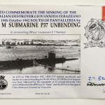 1993 HM Submarine P37 Signed Cover