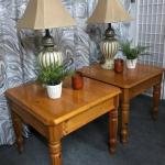 Pair of Pine End Tables