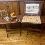 Lot of music items and trays