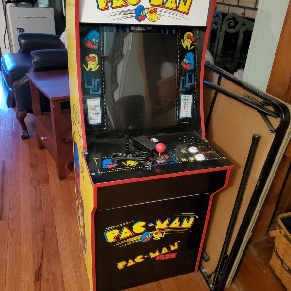 Photo of Pac-Man Arcade 1UP  Cabinet with Riser (Stand) 