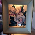Lighted Floral  Picture