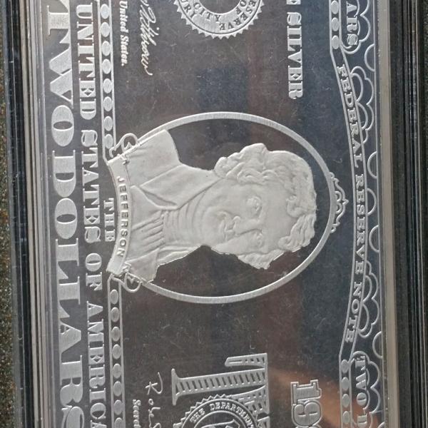 Photo of Washington Mint .999 Fine Silver Proof Dollar Set