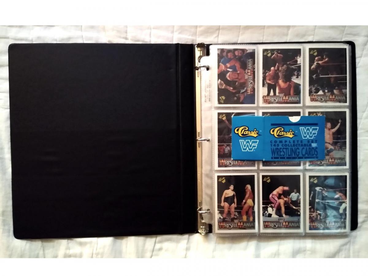 1990 Classic WWF Wrestling Card Set Series One Complete In Burgundy ...