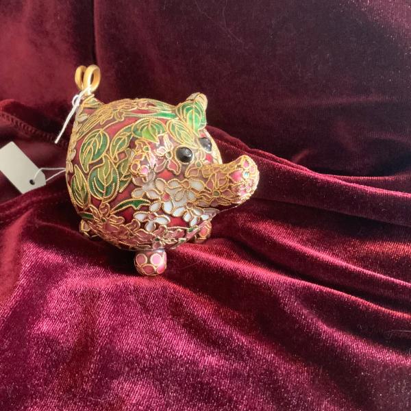 Photo of Cloisonné pig