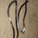Pair of Sterling Herringbone Earrings