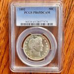 PCCGS DCAM 1892 50 Cent Coin
