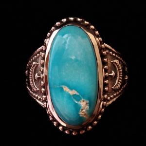 Photo of Blue Ridge Turquoise Sterling Silver Ring