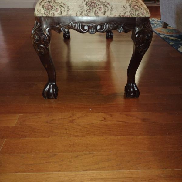 Photo of Upholstered Tapestry Bench