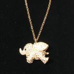 Jeweled Elephant necklace 
