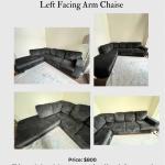$800 Ashley's Furniture- Altari Sectional w/ Left Facing Arm Chaise 