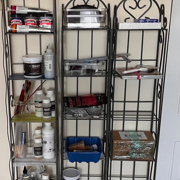 Photo of Decorative wire shelves