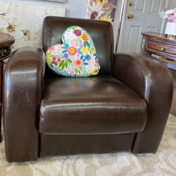 Photo of Leather Club Chair-PRICE REDUCED!