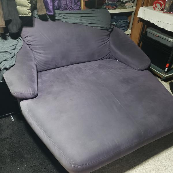 Photo of Huge purple lounge chair