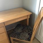 Beautiful Solid Wood Desk and Chair Set