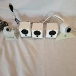 Three WYZE Cams and Two Computer Cams (B1-DW)