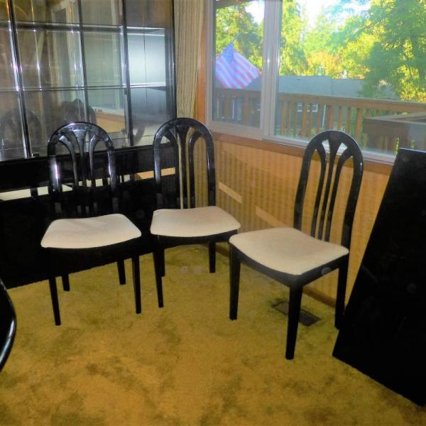 Photo of Black Lacquer Dining Room 