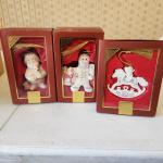 3 Lenox Christmas Tree Ornaments 2007 and 2008