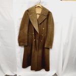 OLD WOOL MILITARY LONG COAT W/ GOLD BUTTONS